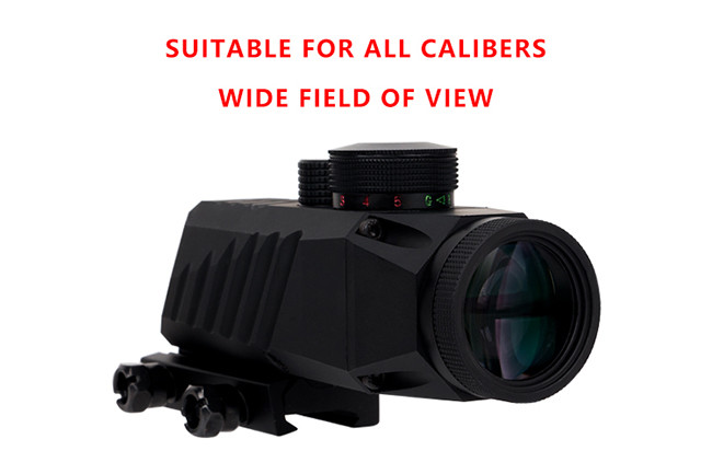 Riflescopes Optics 3x30 Tactical Hunting Scope Reticle Red / Green Each 5 Adjustment