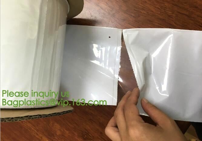 clear LLDPE easy tearing line pre-opened in roll bag,Factory custom LLDPE plastic autobag Preopened polybag on a Roll