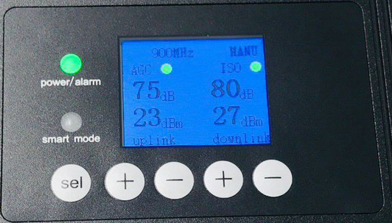 UMTS GSM Mobile Signal Booster IP40 30dBm 2100MHz Fluted For 3G WCDMA