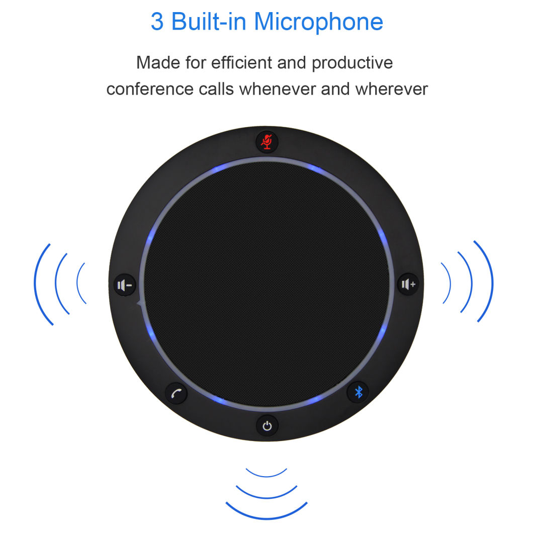 Fixed Focus Video Conference Groups 8.0MP and Omnidirectional Bluetooth Speakerphone