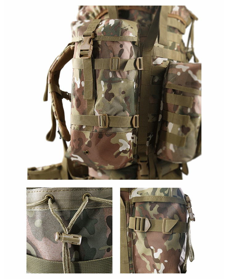 Outdoor Travel Backpack with Large Capacity Zipper Closure and Contemporary Style