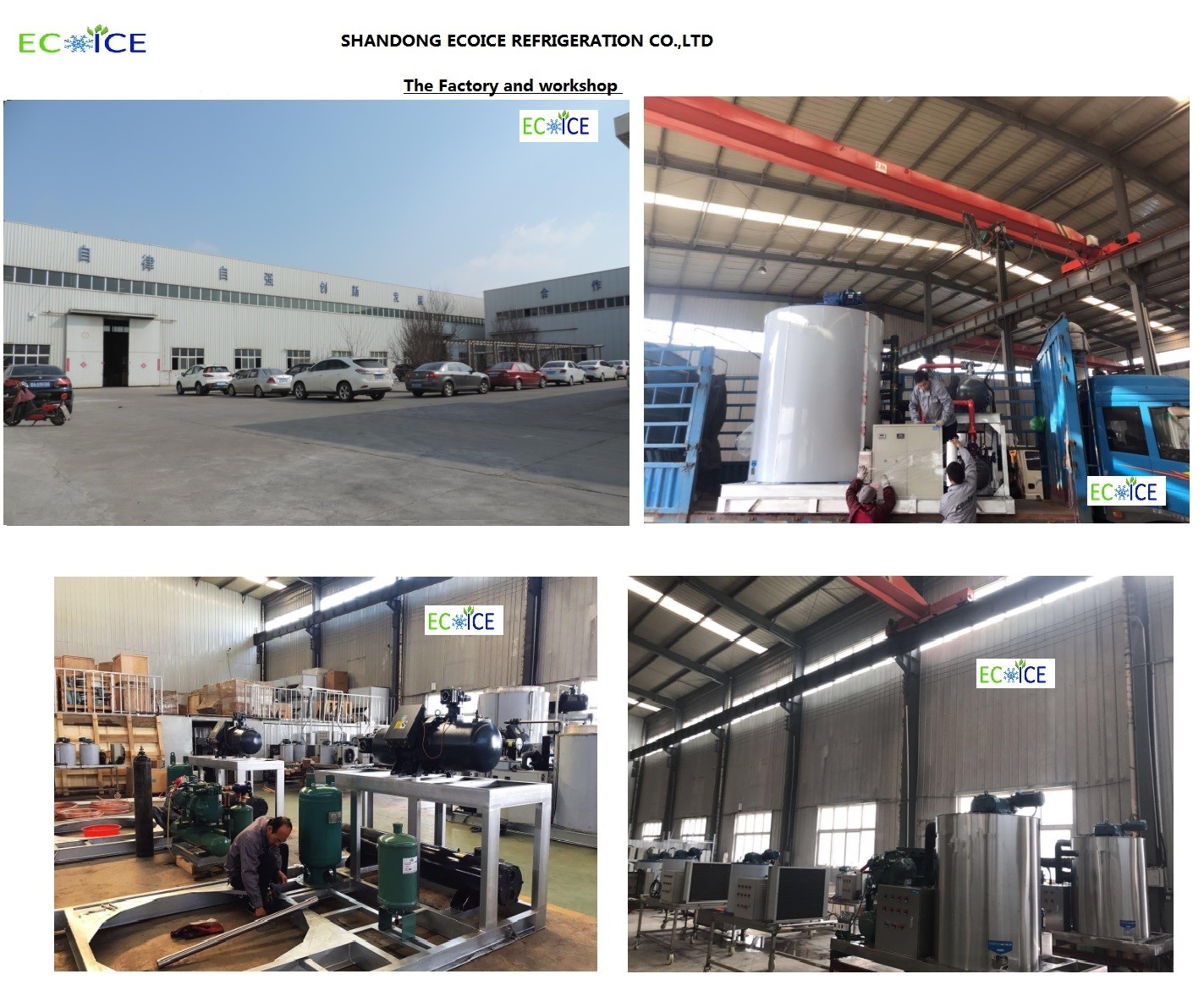 ice plate making machine with 2 ton capacity block ice
