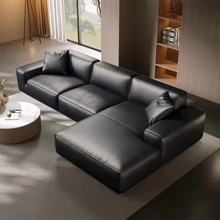 Fabric Cover Home Sofa Set Modular Sofa 3 Seats 4 Seats Ottoman