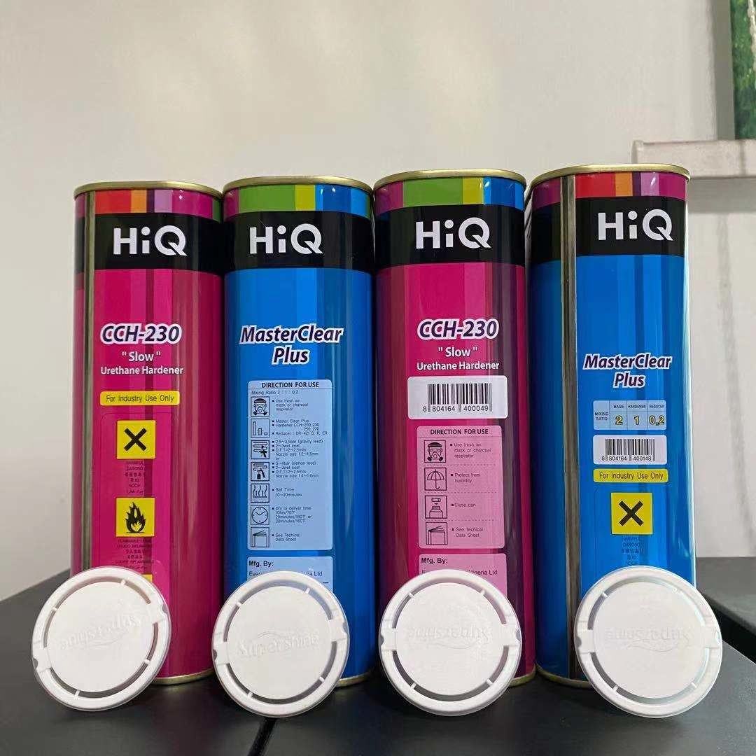 Rectangle Automotive Paint Cans 4000ml Empty Tin Containers