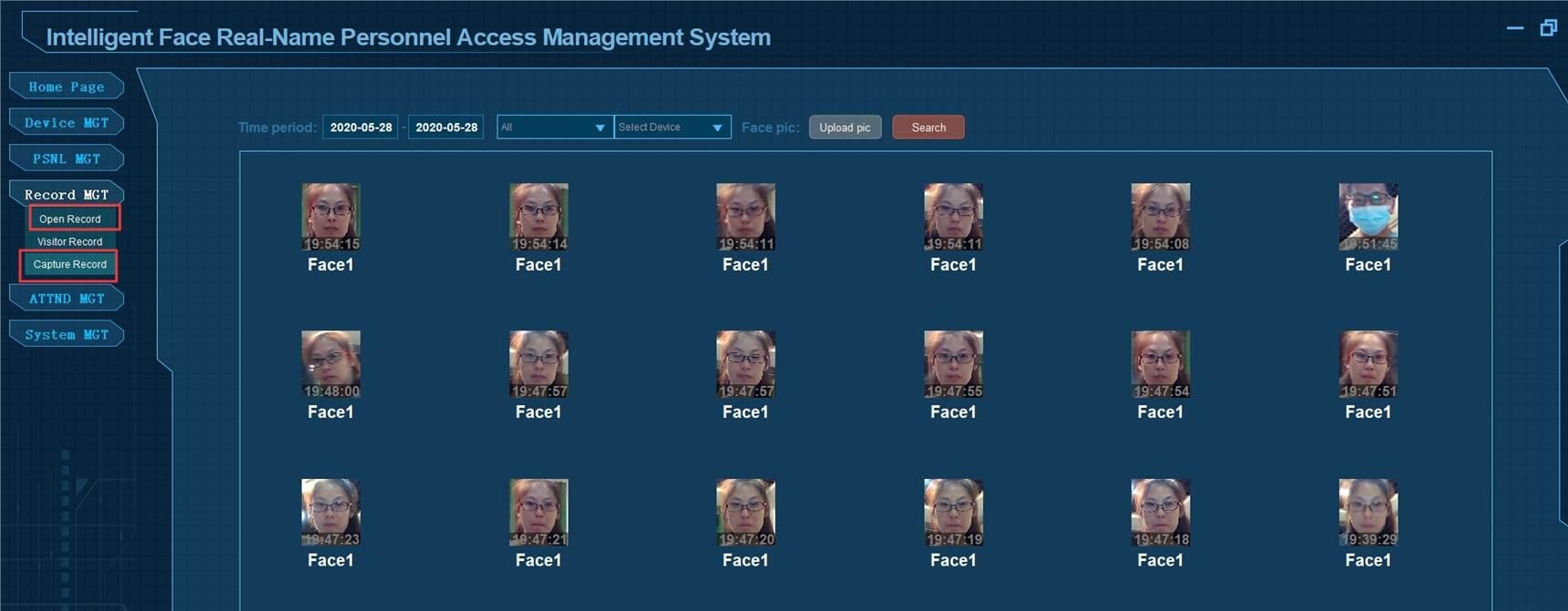 B2002FR Attendance Tracking Software