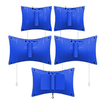 PVC Coated Inflatable Salvage Tubes Lifting Bag Enclosed Pillow Type Flotation For Underwater Works
