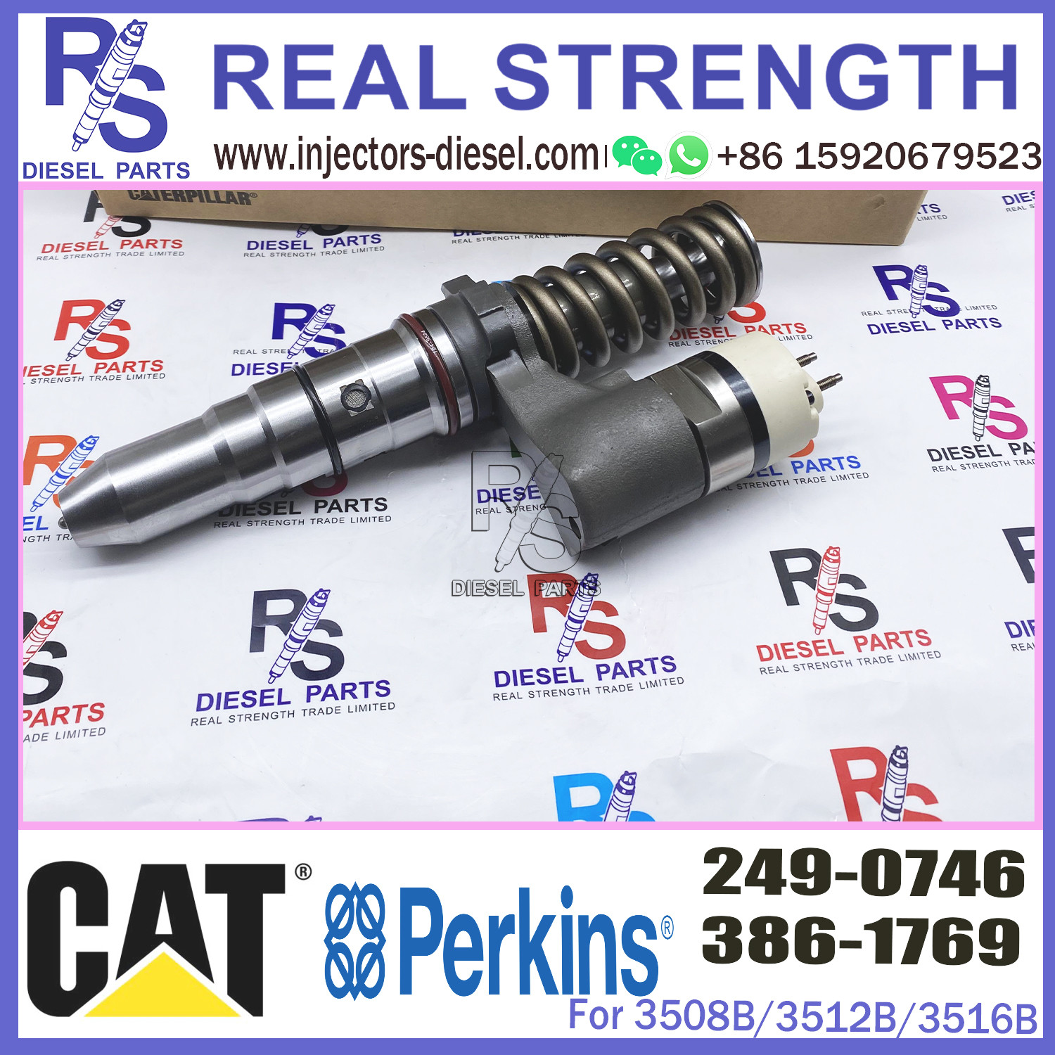 Diesel Engine 3512B Caterpillar Fuel Injector 2490746 249-0746 386-1769