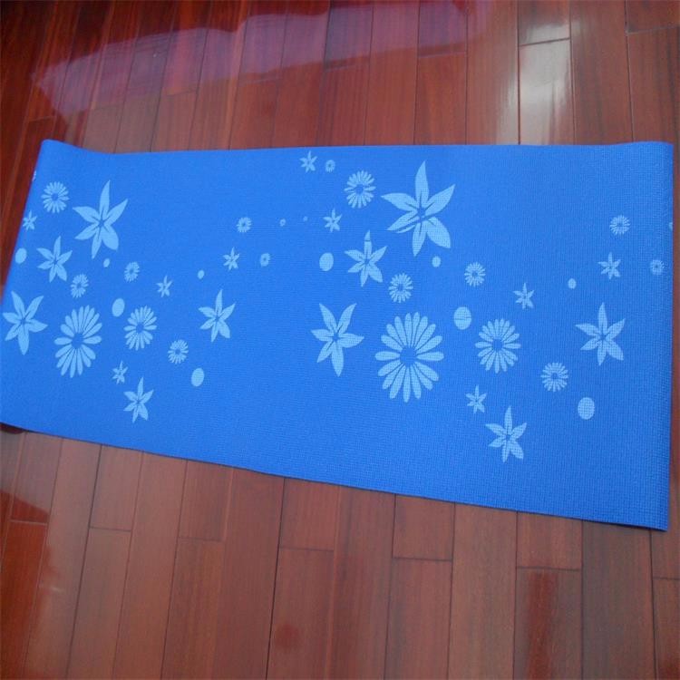 Eco-friendly pvc logo printed yoga mat crossfit mat