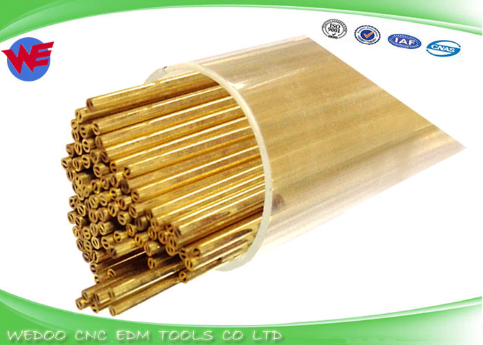 0.5mm Precision Copper Tubing Double Hole Type For EDM Drilling Machine Processing
