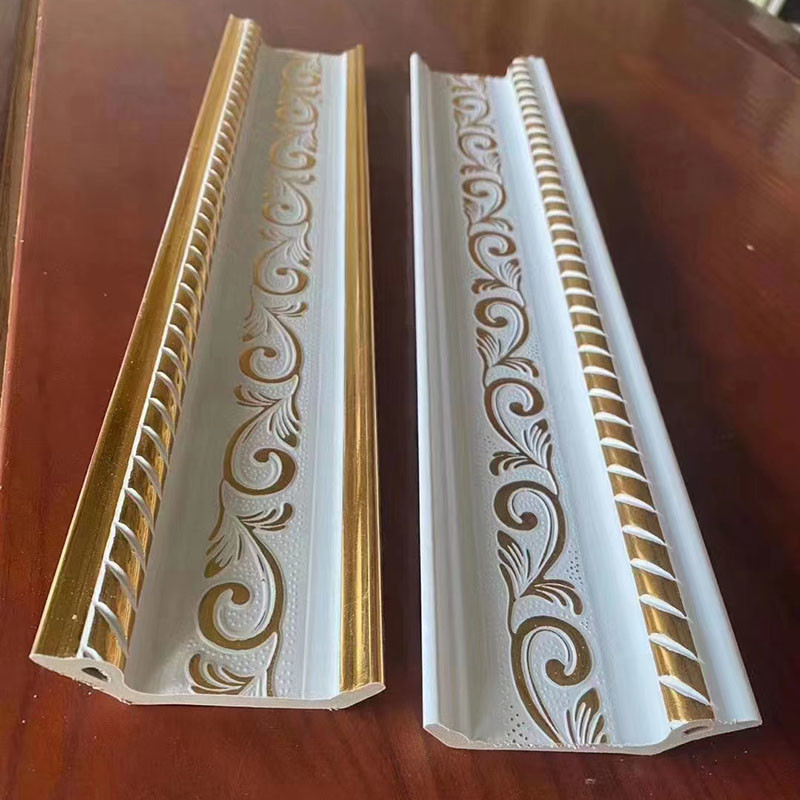 PVC Flexible Plastic Skirting Board Covers Moisture Resistant