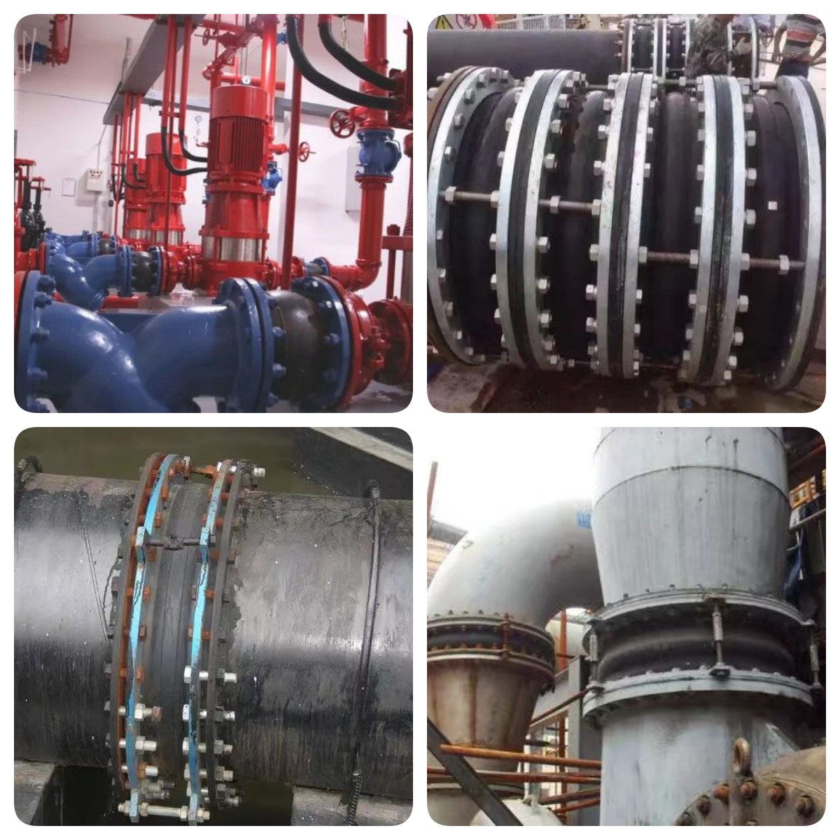 Eccentric Reducer Rubber Expansion Joint Chinese Standards GB/T American Standards ANSI German Standards DIN Must Match The Piping Eccentric Reducer