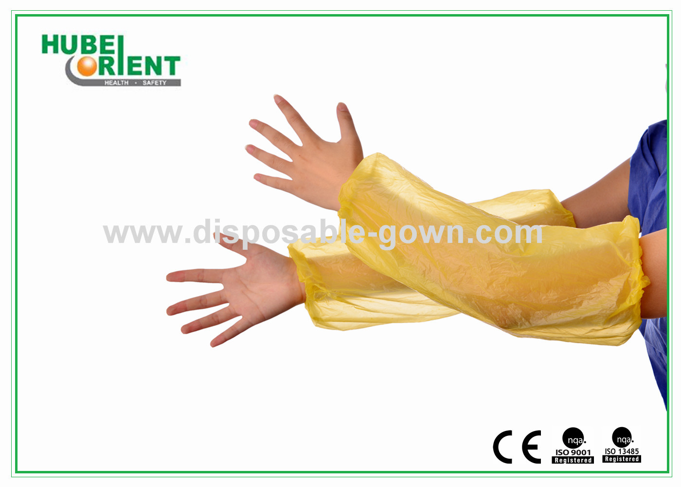 Waterproof One Time Using PE Oversleeves For Clean Environment