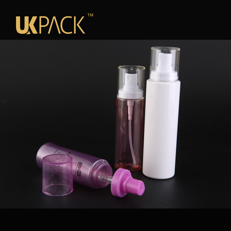 Modern cosmetic packaging 50ml-60ml-100ml PET Clasp type spray Toner bottle
