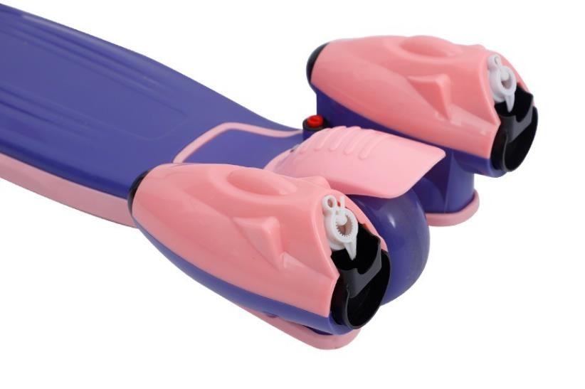 OEM kids bubbly kick scooter with blowing bubble for sale