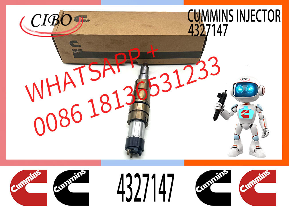 Common Rail Injector Assembly 4327147 2894920 1948565 2029622 2057401 2419679 4905880 for SCANIA
