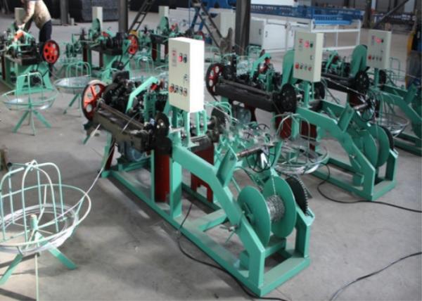 Quality PVC Coated Wire Barbed Wire Fencing Machine , Fully Automatic Barbed Wire Machine for sale