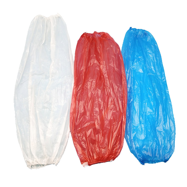 Waterproof Disposable Arm Sleeves Anti Fouling CPE LDPE HDPE Material