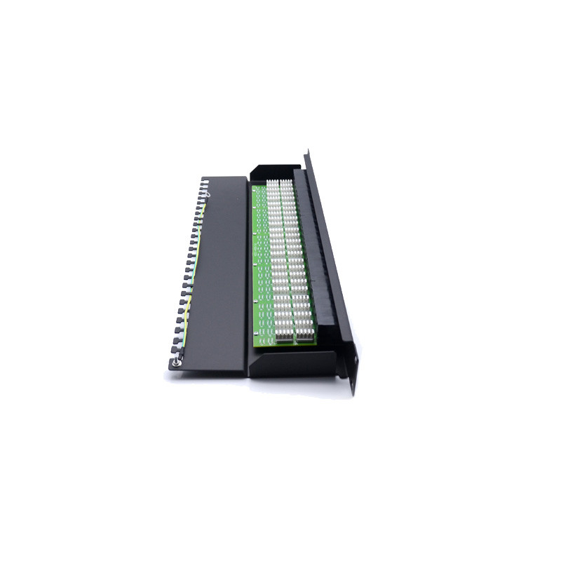 Cat6 Cable Management 110/Krone IDC Patch Panel for Cat5e/Cat6a/Cat7 Ethernet Integration