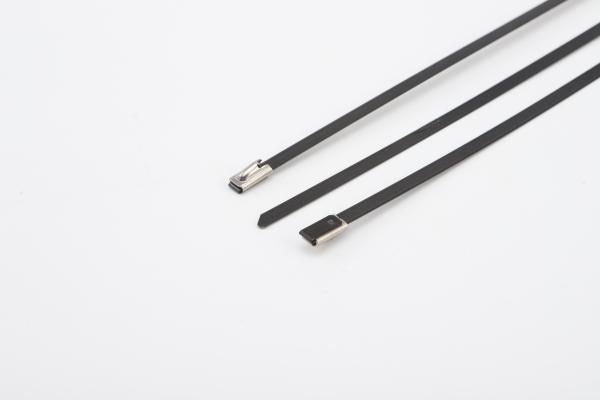 Color Coated Stainless Steel Banding Strap , 0.59" Stainless Steel 304 Ball Lock