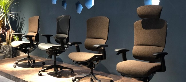 ISEE Back Adjustable Home Office Mesh Back Upholstery Seat Ergo Desk Chairs