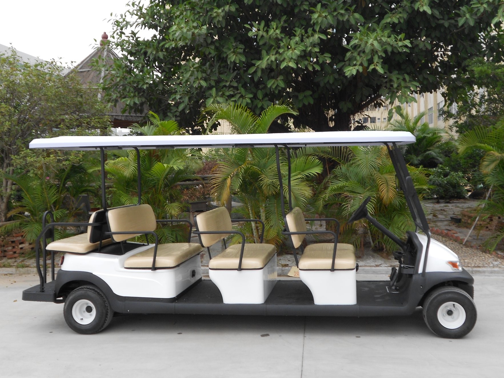 Colorful 11 Person Multi Passenger Golf Carts For Reception CE Approved