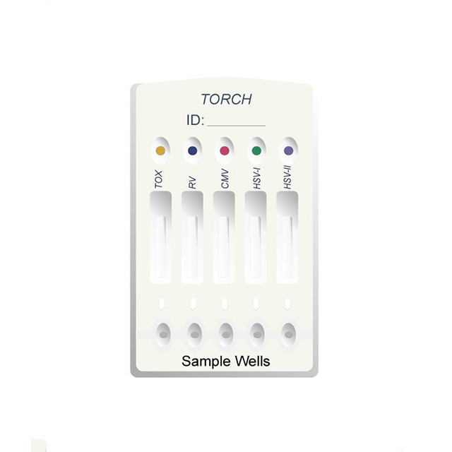 Medical IVD Rapid Diagnostic Fertility Test Kits HSV1 HSV2 Torch Screening 5 Panel