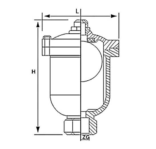 Stainless Steel Female Thread Automatic Exhaust Valve