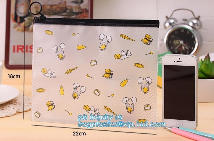 top slider k OEM cheap china zipper bag, Slider zipper Clear pvc bag for package Vinyl transparent pvc bag cosmeti