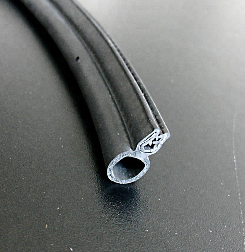 Custom Size Black Color Metallic EPDM Car Door Rubber Seals Strip for Industrial Needs