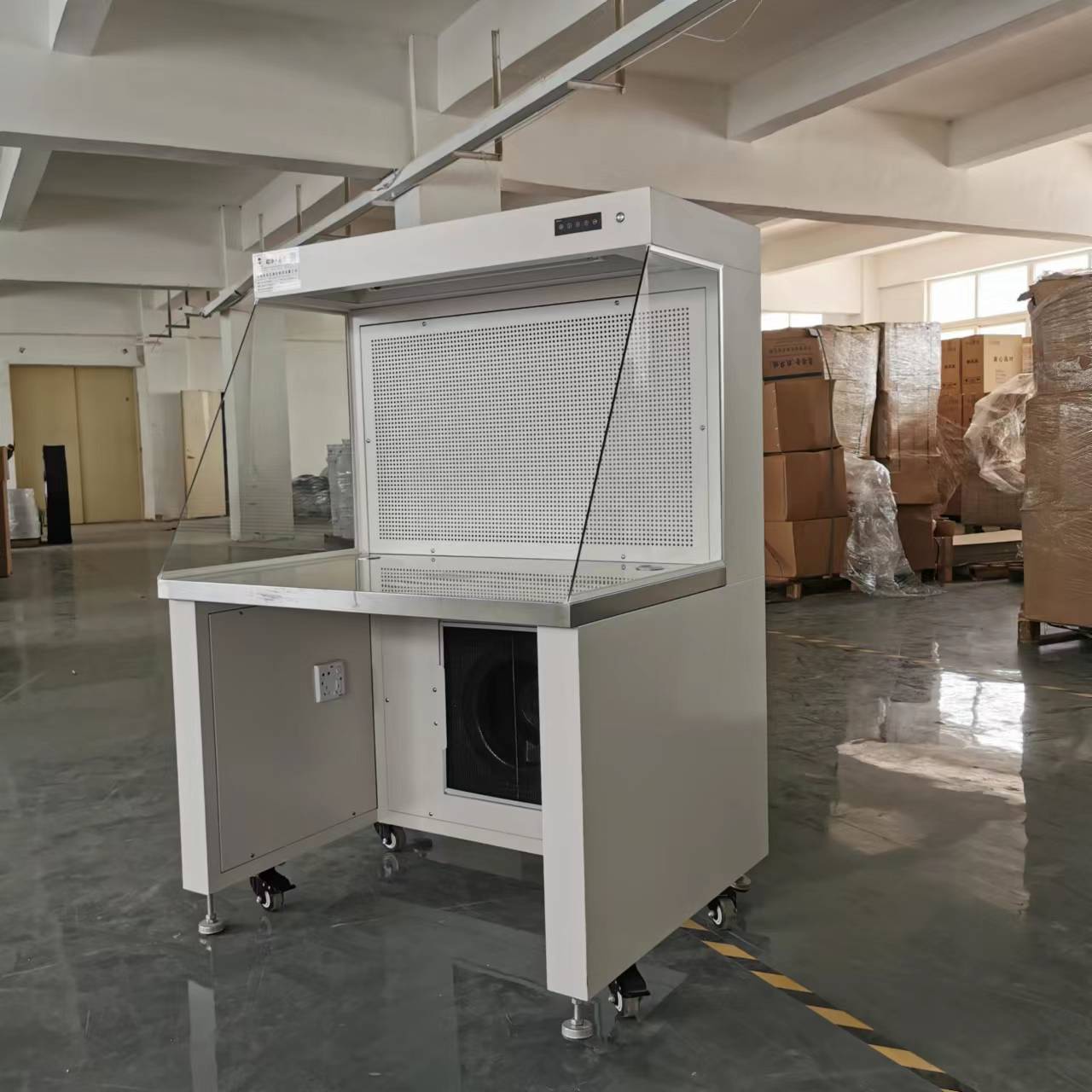 SS 304 Benchtop Laminar Airflow Cabinet Clean Bench Cold Rolled Steel 220V 50Hz