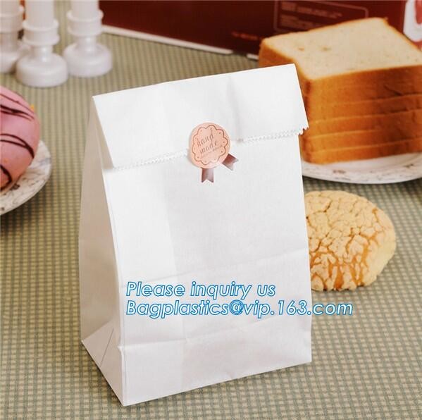 shopper carrier, pac Design Eco-friendly Plastic Bakery Bags Clear Wedding Cake Pastry Cupcake Slice Bread Packaging Bag