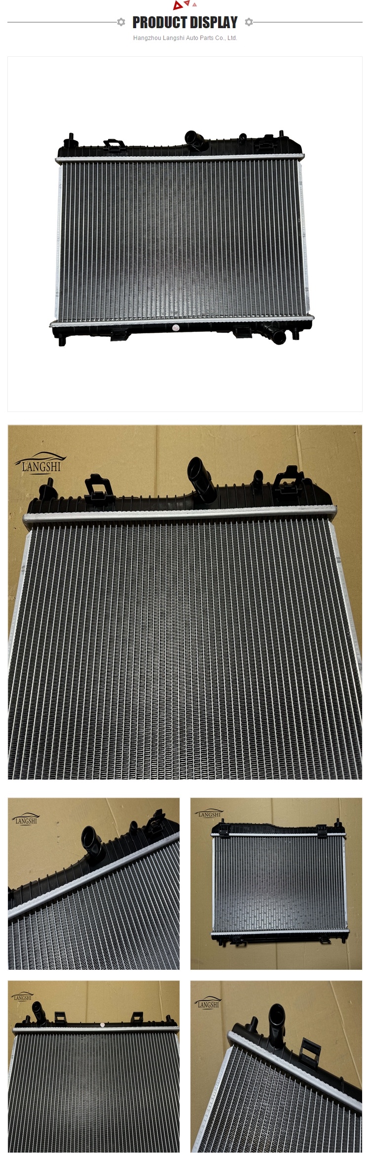DA1D15200 Aluminum Radiator for Changan Ford Fiesta 2002-2004 Expert Technical Support
