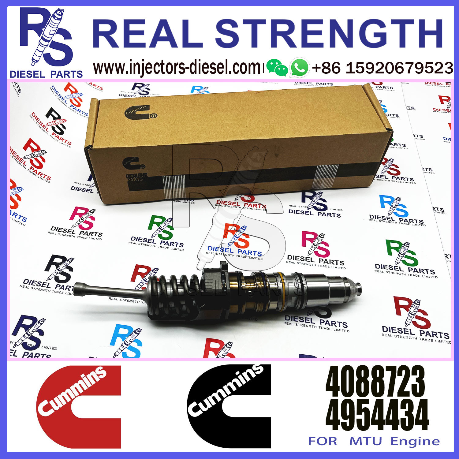 Common Diesel Injector 4062569 4088723 4928260 4010346 4928264 For QSX15 ISX15 Engine