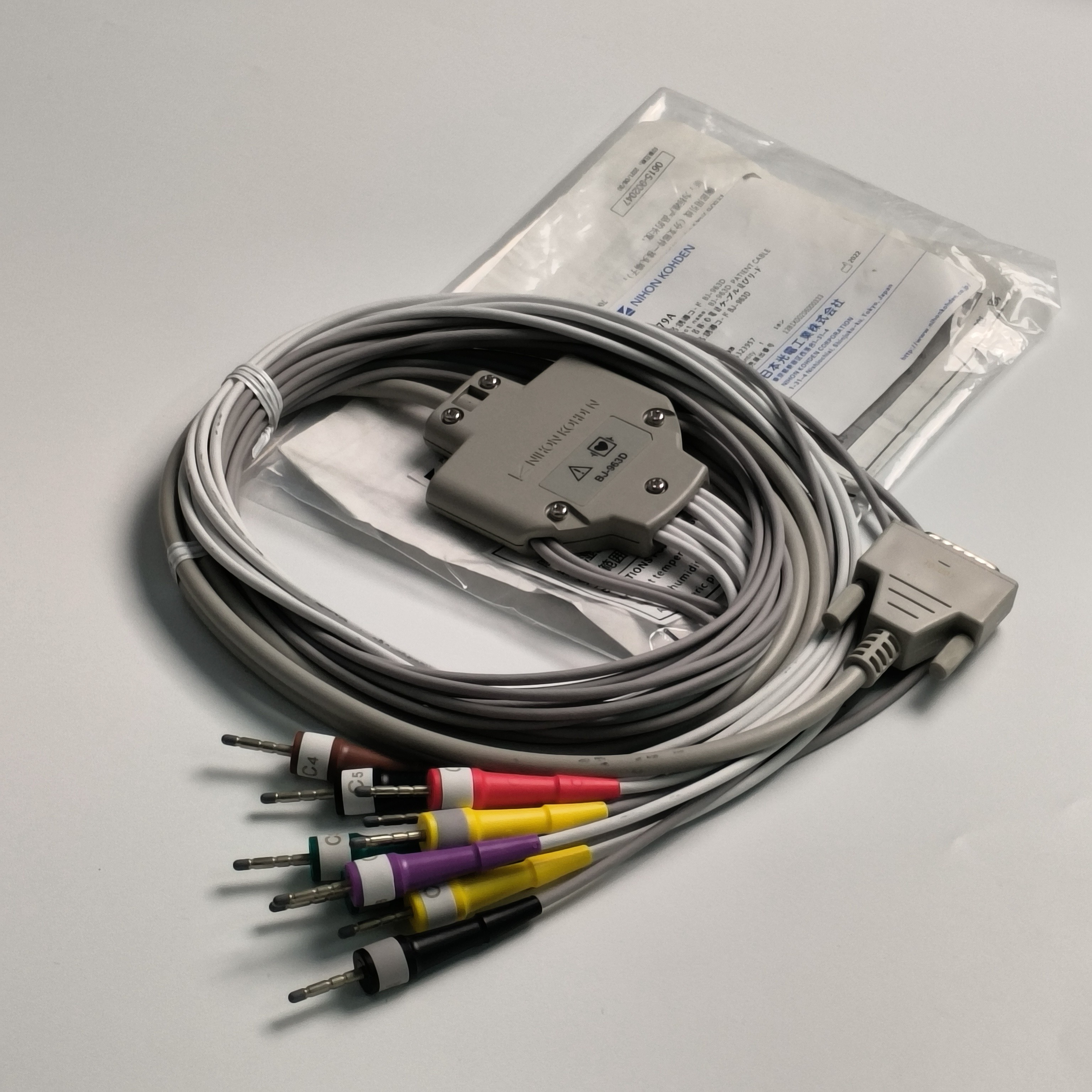 BJ-963D Medical Device Consumables NIHON KOHDEN Patient Cable