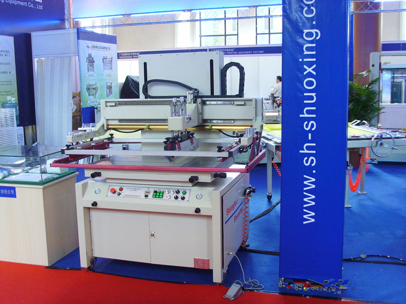 Serigraph printing machine, serigraphy machine