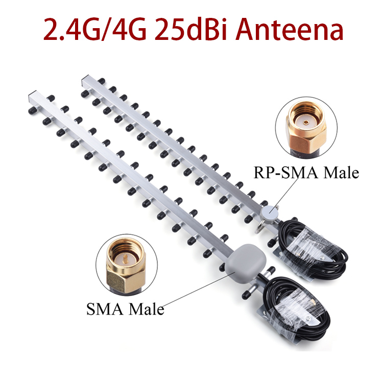 25dBi 4G LTE Yagi Antenna 16 Unit Wireless Router Yagi Antenna