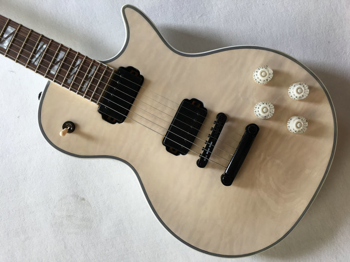 Wholesale Cibson LP Custom 1960 Electric Guitar rosewood fretboard with Real Pearl mother inlay Large diamond In White