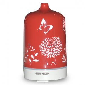China 30-50m2 Red Electric Ceramic Aroma Diffuser ROHS Approval on sale