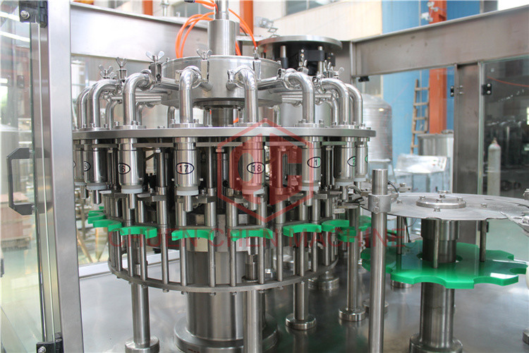 Prepared Juice Bottle Filling Capping Labeling Machines Monoblock Three In One