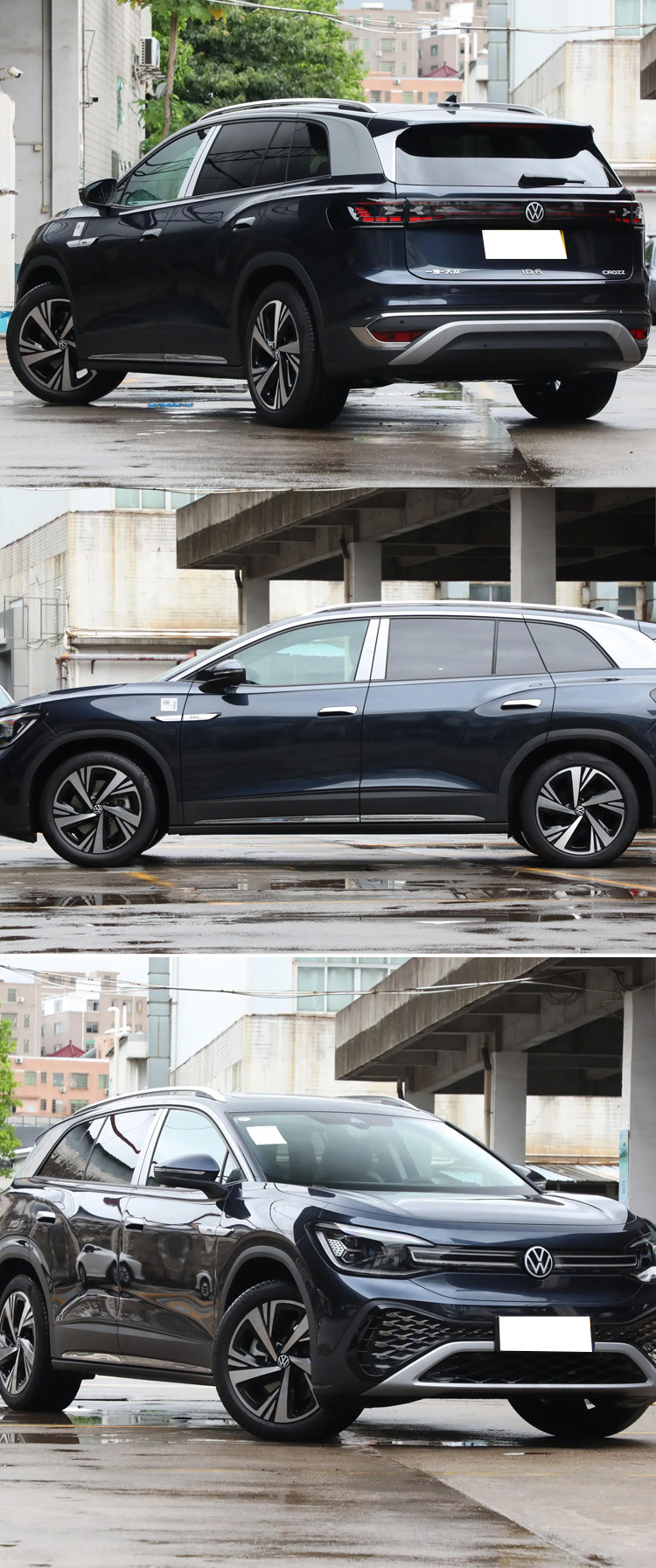 ID6 Prime Pro Crozz EV Electric SUV R19 Tire Size Electric Rear Window