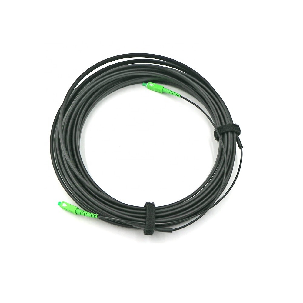 FTTH Pre Connectorized Flat Drop Wire G657A1 SC/APC To SC/APC