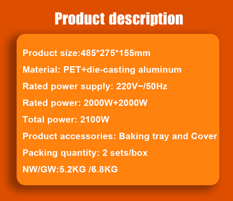 Electric Induction Heating Plate Cooker with Touch Buttons and Power Source Electric