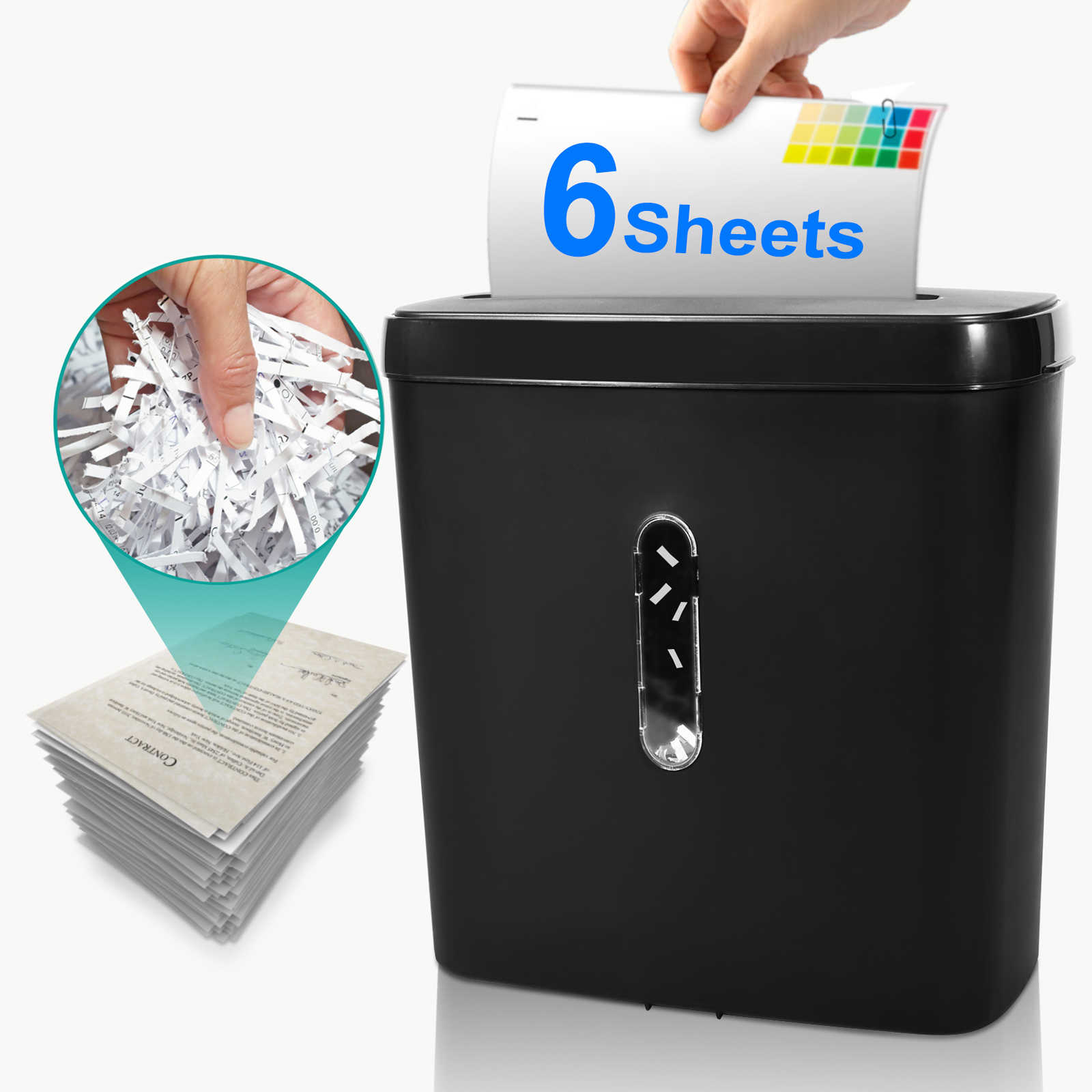 Confidentiality Protection Cross Cut Paper Shredder For Home Use 11Liter