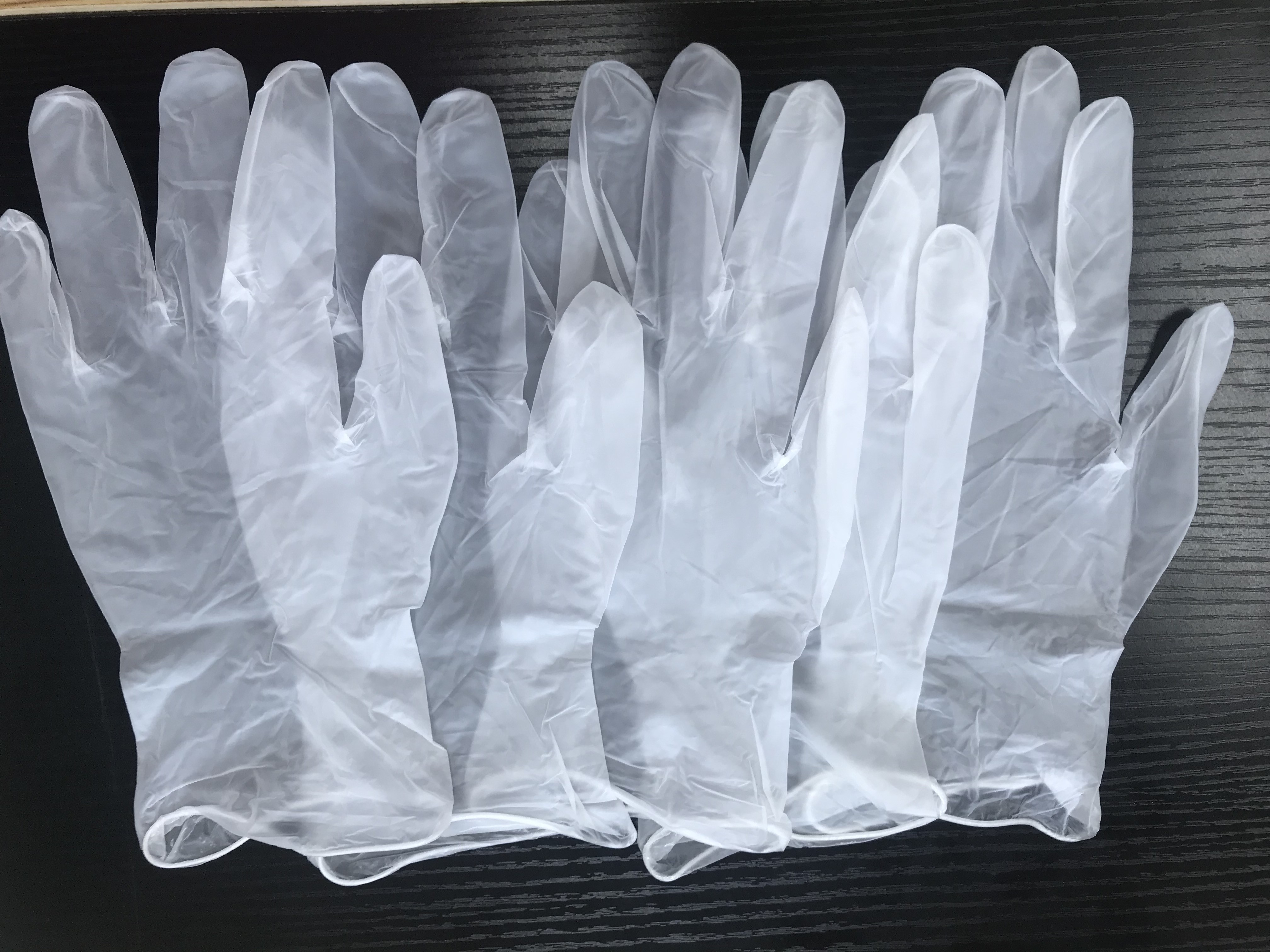Mechanical Repairs Printed Powder Free Vinyl Gloves With Rolled Rim