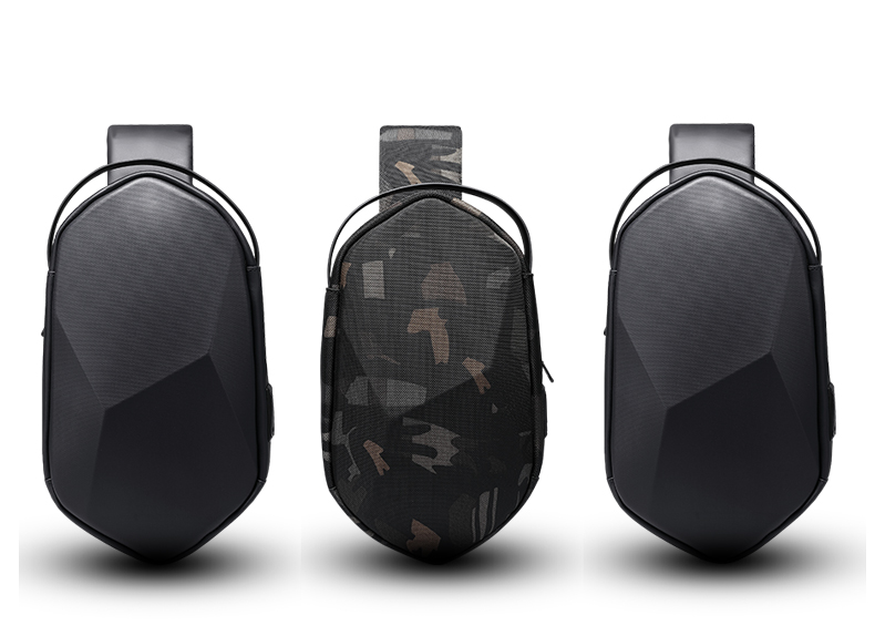 Factory hot custom fashion chest crossbody bag waterproof anti theft shoulder sling bag men sling bag
