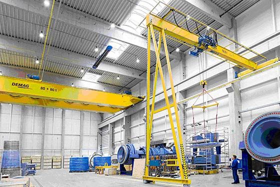 Durable Frame Single Girder Gantry Crane Mini Mobile 1 Ton 2 Ton 3 Ton