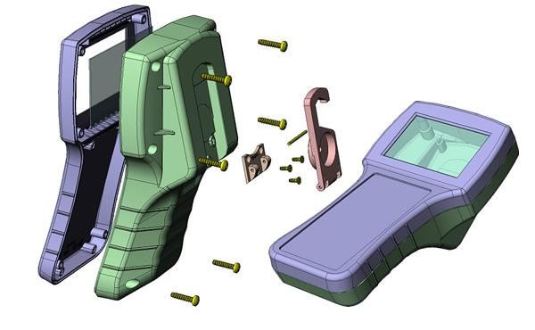 Custom Handheld Housing ABS PC Plastic Handheld Enclosure
