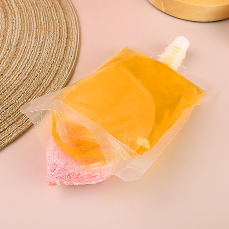 Heavy Duty Retortable Stand Up Spout Pouches with Reusable Lid Cap for Beverage Packaging