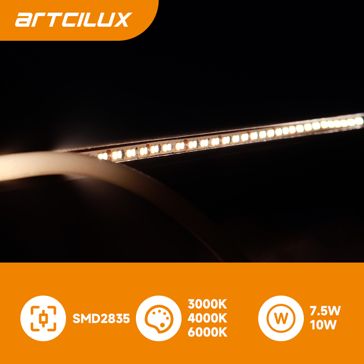 SMD 2835 LED Soft Strip Lights IP64 Waterproof for Kitchen Wardrobe