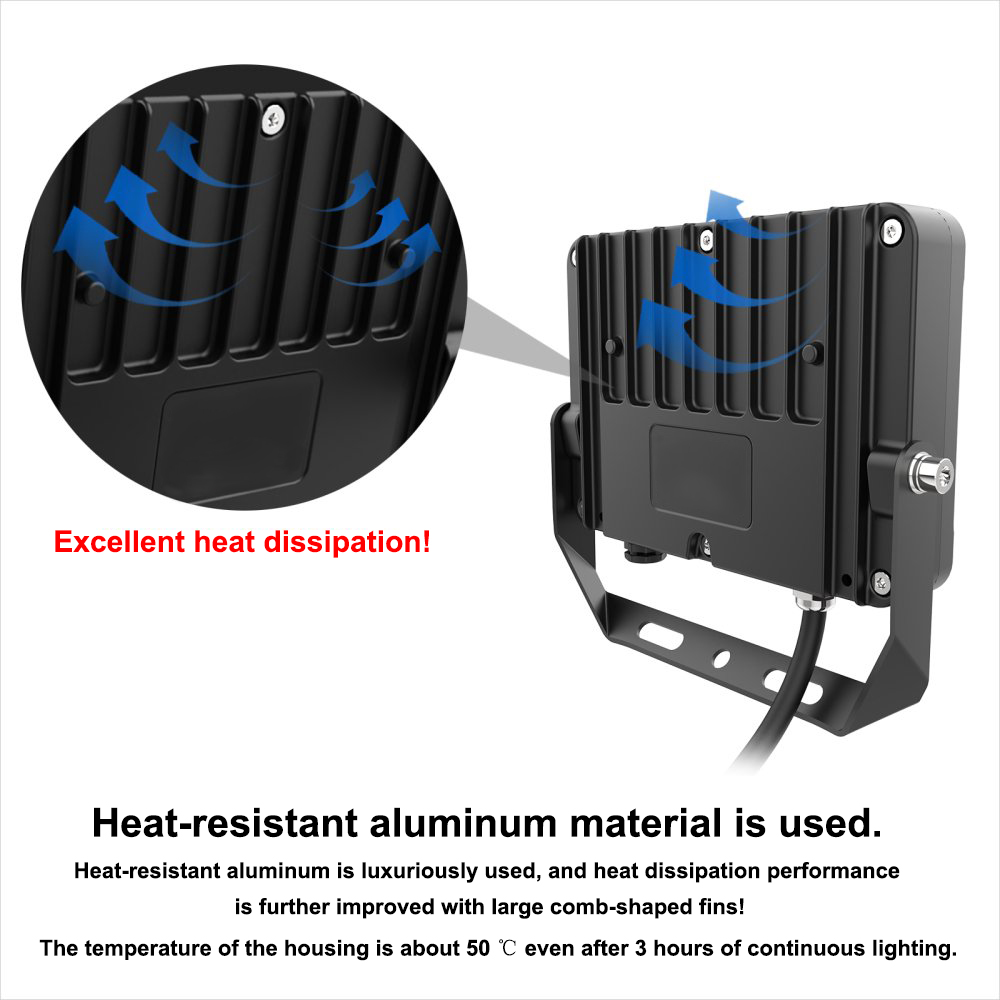 300W AC 85-265V 160LM/W or 190LM/W High Lumen Outdoor LED Flood Light for Park and Garage